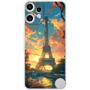 Силиконовый Чехол с Картинкой для Nothing CMF Phone 2 Pro Принт (Париж, Эйфелева Башня) (66620-ysm037)