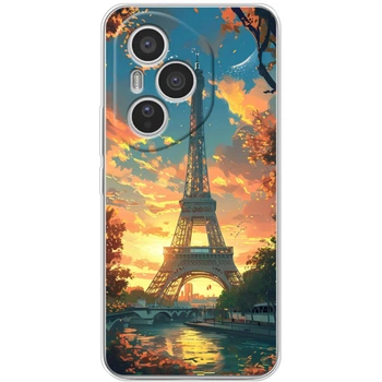 Силиконовый Чехол с Картинкой для Huawei Honor 400 Pro Принт (Париж, Эйфелева Башня) (66624-ysm037)