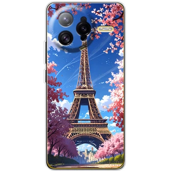 Силиконовый Чехол с Картинкой для Xiaomi Poco F7 Ultra Принт (Париж, Эйфелева Башня) (66582-ysm036)