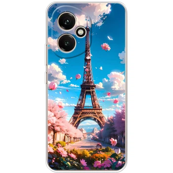Силиконовый Чехол с Картинкой для Huawei Honor 400 Принт (Париж, Эйфелева Башня) (66622-ysm035)