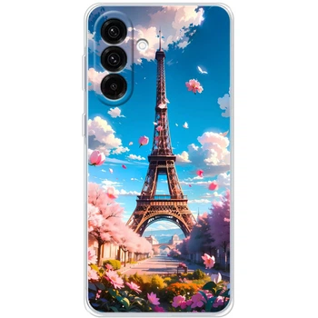 Силиконовый Чехол с Картинкой для Samsung Galaxy A17 (A176) Принт (Париж, Эйфелева Башня) (66699-ysm035)