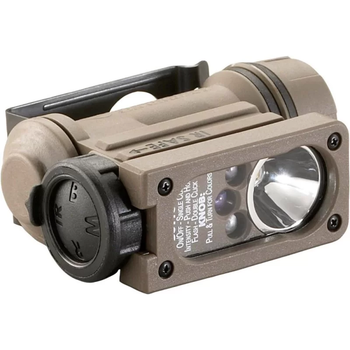 Ліхтар тактичний Sidewinder Compact II на шолом +CR123A Койот (Kali)