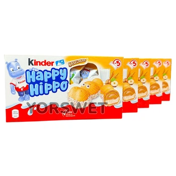 Набір печива Kinder Happy Hippo Milk and Hazelnut 515 г (5*103г) (836423)