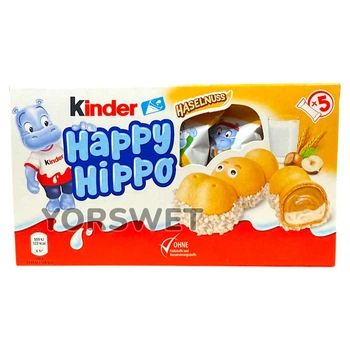 Печиво Kinder Happy Hippo Milk and Hazelnut 103 г (836423)