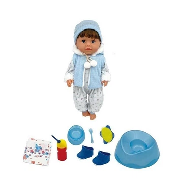 Пупс Yale Baby BLB 002 F, 45 см - плаче сльозами, п'є, ходить на горщик, з шарнірними суглобами