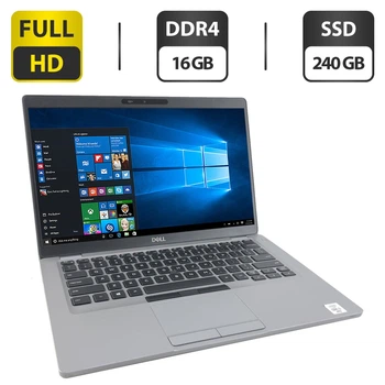 Ультрабук Dell Latitude 5410 / 14" (1920x1080) IPS / Intel Core i5-10210U (4 (8) ядра по 1.6 - 4.2 GHz) / 16 GB DDR4 / 240 GB SSD / Intel UHD Graphics / WebCam б/у