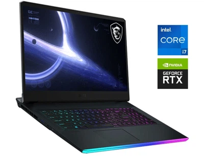 Игровой ноутбук Б-класс MSI GE76 Raider 12UGS-201US / 17.3" (1920x1080) IPS / Intel Core i7-12700H (14 (20) ядер по 3.5 - 4.7 GHz) / 32 GB DDR4 / 960 GB SSD / nVidia GeForce RTX 3070 Ti, 8 GB GDDR6, 256-bit / WebCam б/у