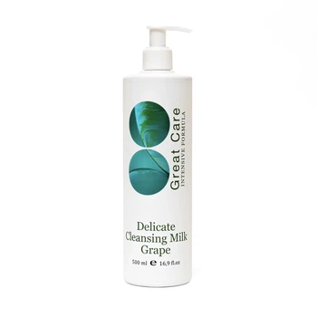 Очищающее молочко для кожи лица Great Care Delicate Cleansing Milk Grape 500 мл