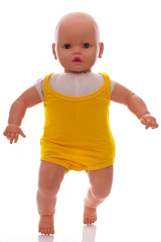 Боди майка на тонкой бретели Babykroha кулир ярко-желтая 68 см (54134)