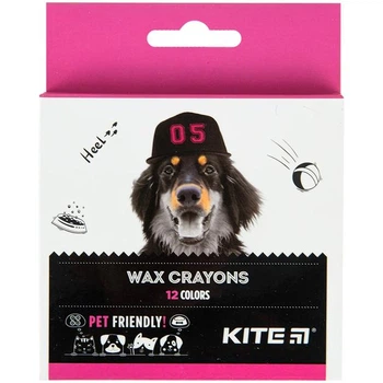Крейда воскова 12 кольорів Kite Dogs K22-070