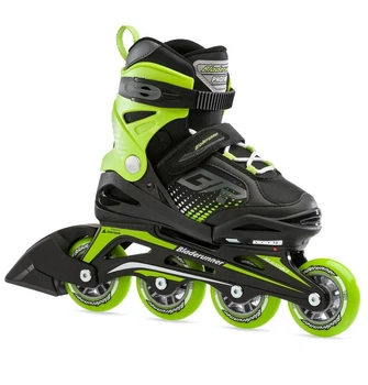 Роликові ковзани дитячі Bladerunner PHOENIX M 29-32 (K12.0) 185-205 мм Black/green (0T101000)