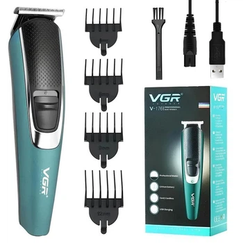 Триммер для бороды и волос профессиональный USB зарядка VGR V-176 (357753)