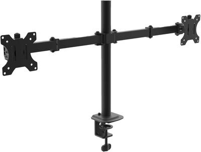 Uchwyt biurkowy na dwa monitory Akyga 15-32" Black (AK-MB-02)
