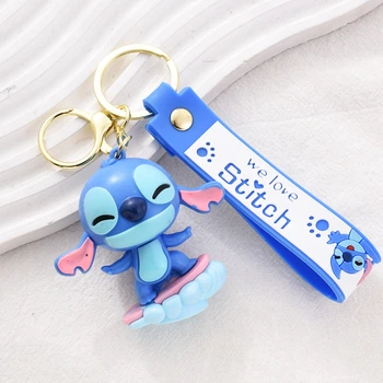 Брелок Stitch «On the wave» Disney (Стич «Дисней») синий
