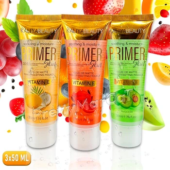 Набір Праймерів під макіяж Fruit Primer Vitamin E, 3 шт по 50 мл