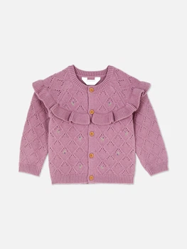 Кардиган Primark бузковий в візерунки YIEBZ832 92