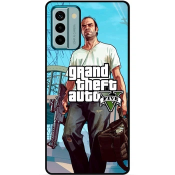 Силиконовый чехол бампер Candy для Nokia G11 с рисунком ГТА GTA