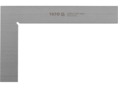 Кутник слюсарний YATO 200 x 130 мм кл. II YT-70753)