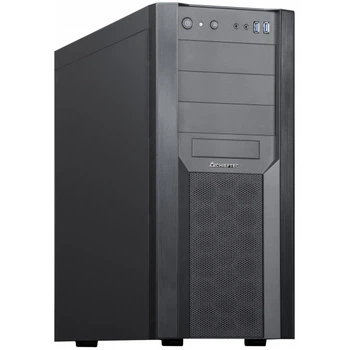 Корпус Chieftec CW-01B-OP Mesh Midi-Tower Black без блока живлення ATX з 2×USB 3.0 та сітчастою передньою панеллю для ПК
