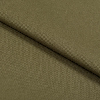 Ткань саржа 260-ТКЧ ВО цвет хаки (250г/м.кв150см пог.м) 181031