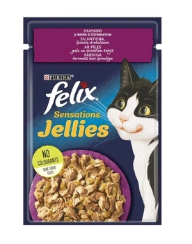 ПАК Влажный корм для котят Felix Sensations с уткой 26 шт по 85г