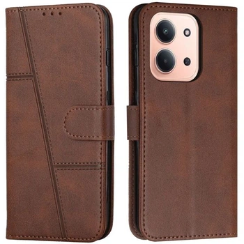 Чехол-книжка с застежкой UniCase Jet Cover для Xiaomi Redmi 15C / Poco C85 - Brown