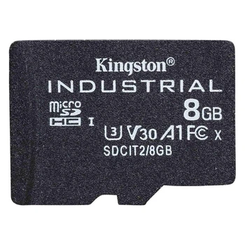 MicroSDHC (UHS-1 U3) Kingston Industrial 8Gb class 10 V30 А1