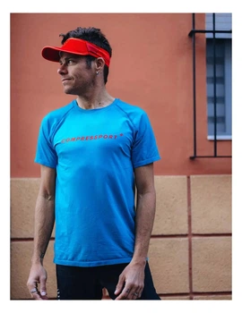 Кепка-козырек Compressport Visor Ultralight, Samba Red
