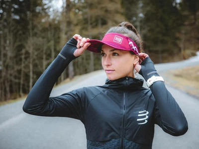 Кепка-козирок Compressport Spiderweb Visor Ultralight, Zinfandel