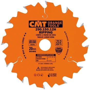 Диск пильный по дереву CMT 160x20x12Т (290.160.12H)