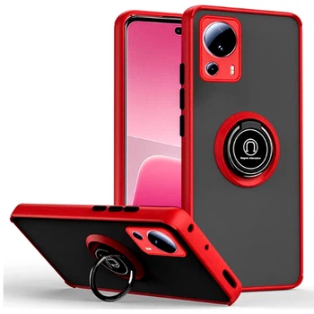 Чохол-накладка TPU Color Matte Ring для Xiaomi 13 Lite red - Refurbished