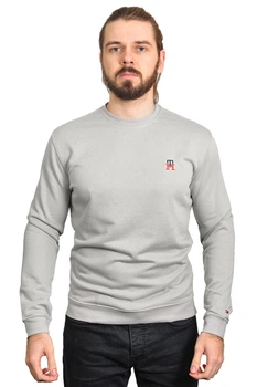 Свитшот с вышивкой Tommy Hilfiger 25-G0075 3XL светло-серый