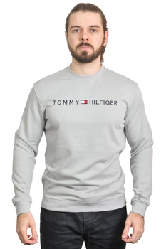 Свитшот с вышивкой Tommy Hilfiger 25-G0078 3XL светло-серый