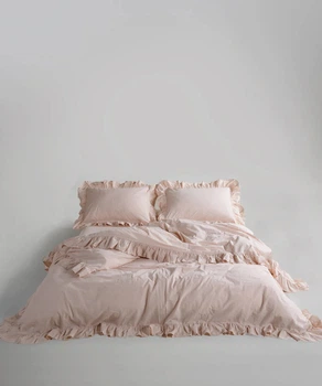 Постельное белье Limasso Stonewashed Exclusive Ranforce 160 х 220 см Pristine