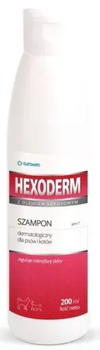 Дерматологічний шампунь Eurowet Hexoderm для собак і котів 200 мл (5907785440289)