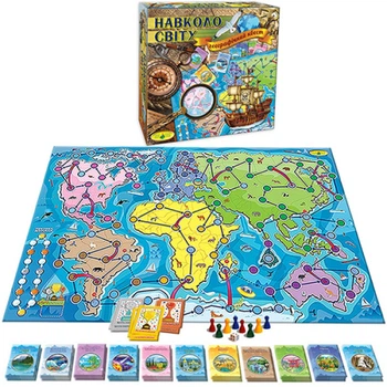 Настольная игра квест Энергия Плюс 82258 B, Вокруг света (82258-RT)