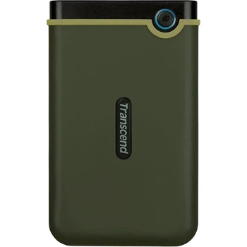 Зовнішній жорсткий диск Transcend StoreJet 25M3 1TB (TS1TSJ25M3G) Military Green [42306]