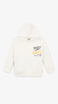 Худи с принтом для девочки First Kids M-193 116 см Молочный shop (2000999198748)