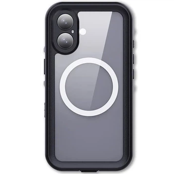 Водонепроницаемый чехол Shellbox с Magnetic Safe для Apple iPhone 16 (Черный) (208490)