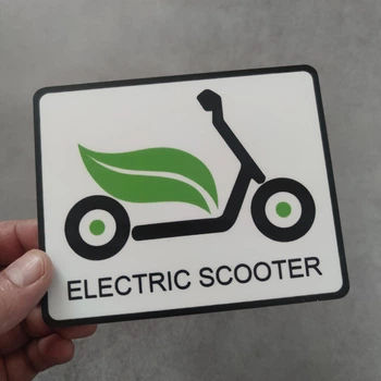 Номер на скутер electric scooter 140х114 мм