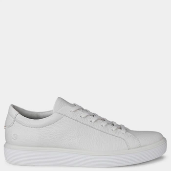 Sneakersy męskie skórzane do kostki Ecco Soft 60 M 58240401007 42 Białe (194891256056)
