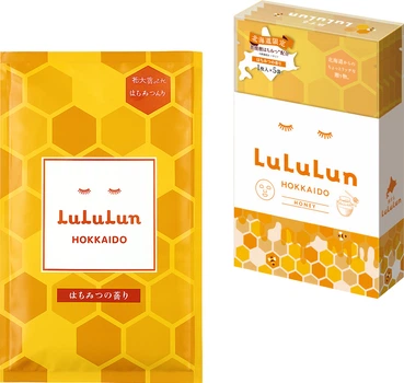 Восстанавливающая маска с натуральным медом LuLuLun Premium Face Mask Hokkaido Honey 5 шт (4582305069570)