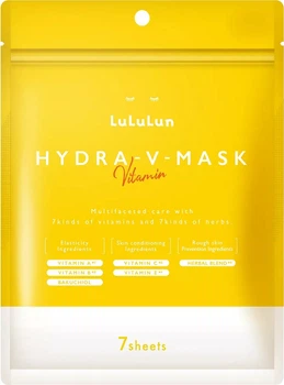Інтенсивна зволожуюча маска з вітамінами та травами LuLuLun Face Mask Hydra V 7 шт (4580794010295)