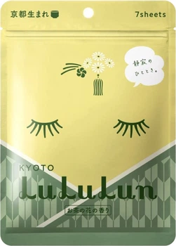 Тонизирующая маска с экстрактом зеленого чая LuLuLun Face Mask Kyoto Green Tea 7 шт (4582305065855)