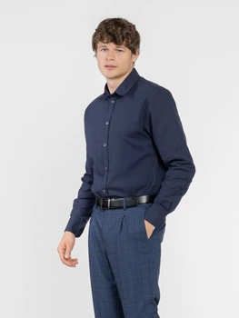 Сорочка чоловіча синя з бавовни Arber RALPH.2 XXL зріст 6 синій (M05.29.09.531)