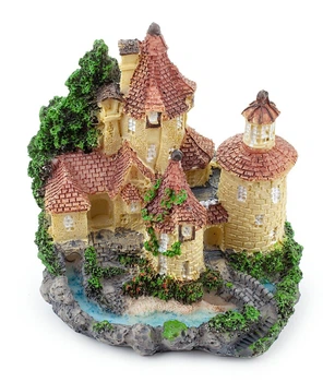 Акваріумний декор - замок, 8x8x7, 5см