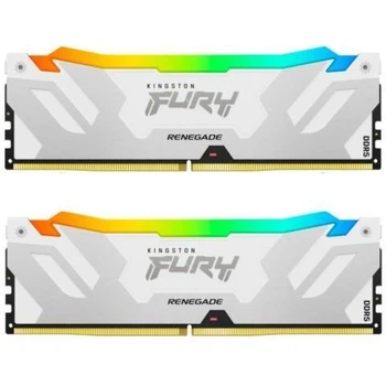 Оперативная память Kingston FURY 48 GB (2x24GB) CUDIMM DDR5 8400 MHz Renegade Silver/White RGB (KF584CU40RWAK2-48)