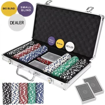 Покерний набір Poker 300 з алюмінієвим кейсом Malatec 23528