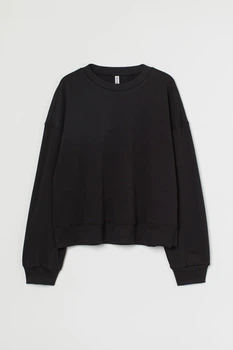 Жіночий світшот H&M 208734-4 XS(160/80) чорний (2087340002)