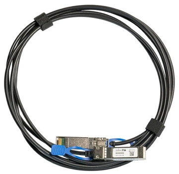 Сітковий кабель патч-корд MikroTik SFP28, SFP, SFP+, SFP, 25G, 3м, Black (XS+DA0003)